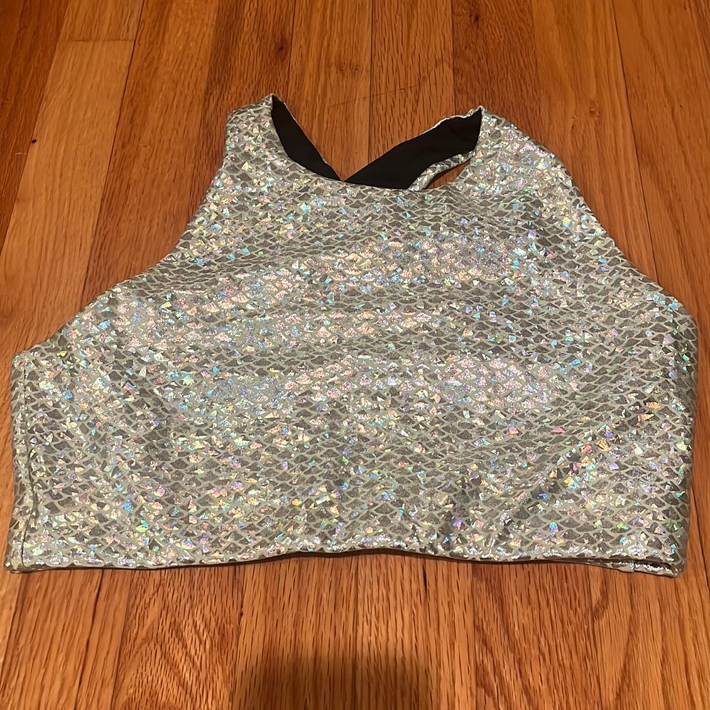 Emily Hsu Green Sports Bra Worn Once